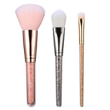 LaRoc 3 Piece Crystal Brush Set