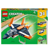 LEGO Creator 3in1 Supersonic Jet &amp;amp; Boat Set 31126