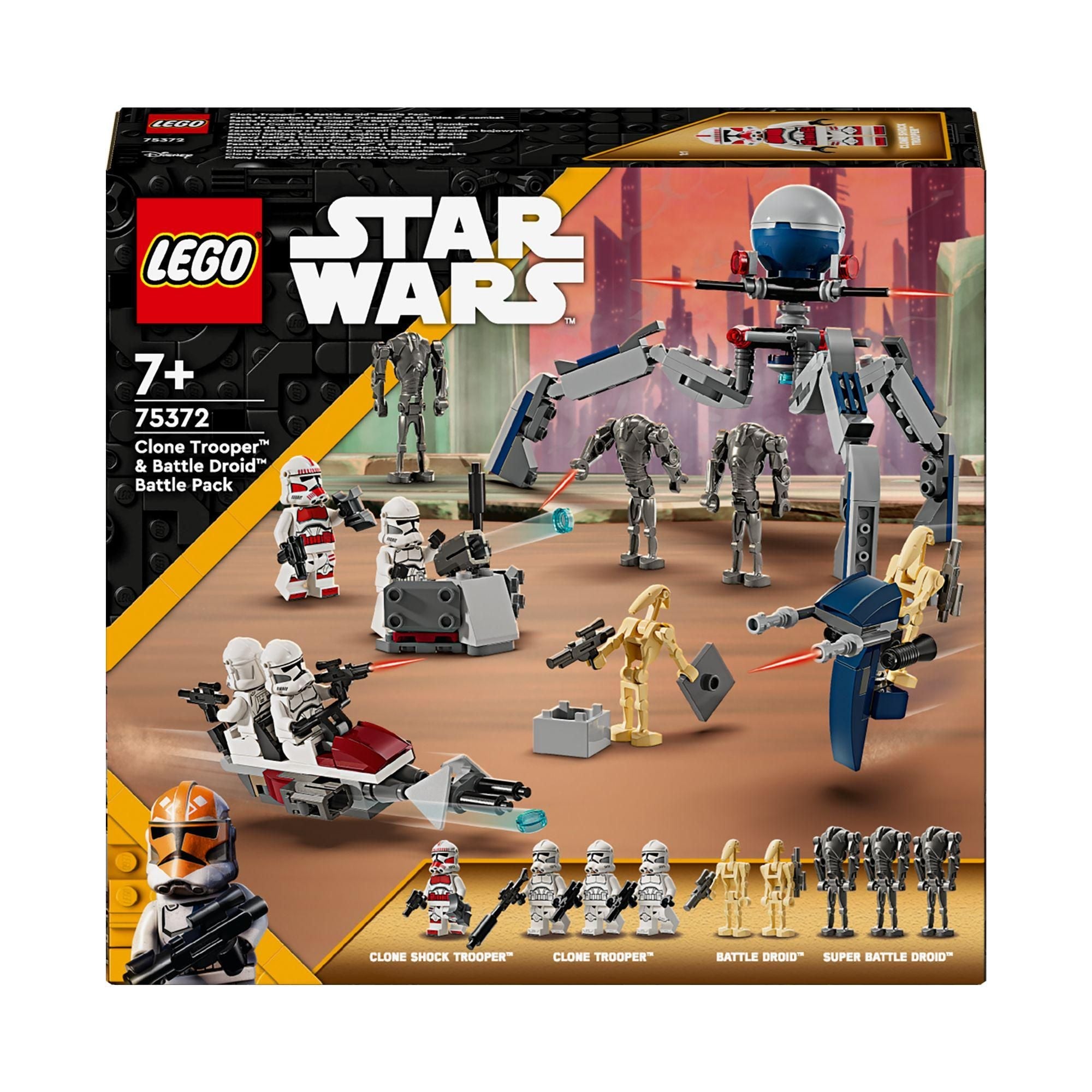 LEGO Star Wars Clone Trooper &amp;amp; Battle Droid Battle Pack 75372