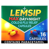 Lemsip Max Day &amp;amp; Night Capsules Paracetamol Cold &amp;amp; Flu   16 per pack