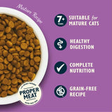 Lily's Kitchen Cat White Fish &amp;amp;Turkey Senior Recipe Dry Food   800g