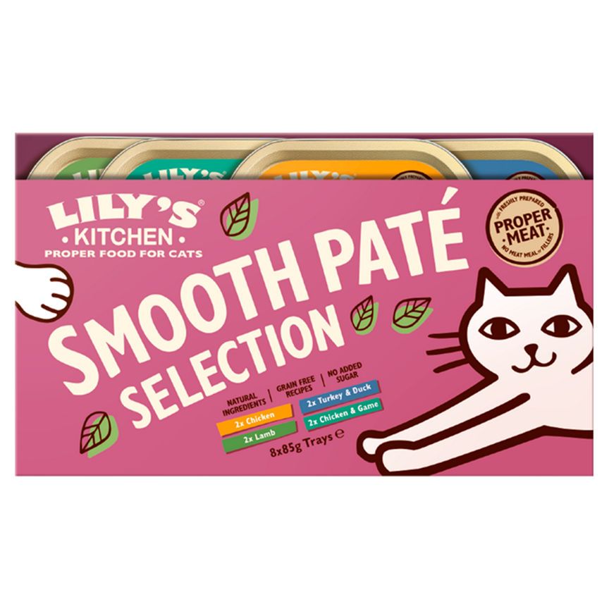 Lily's Kitchen Smooth Pat&amp;eacute; Selection for Adult Cats 8x