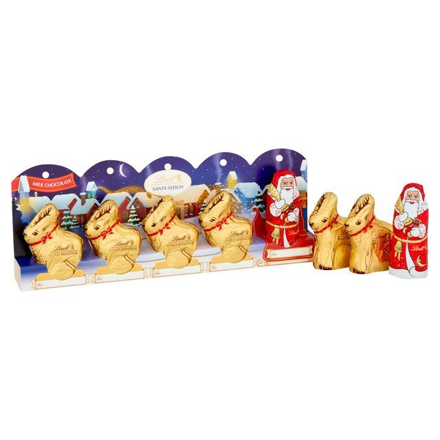 Lindt Santa &amp;amp; Sleigh   5 x 10g