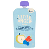 LITTLE ANGELS by ASDA Organic Strawberry, Blueberry &amp;amp; Apple Baby Food 6+ Months