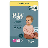 LITTLE ANGELS by ASDA Size 4 Comfort &amp;amp; Protect Jumbo Pack 84 Nappies