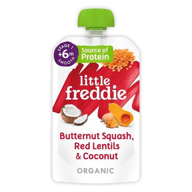 Little Freddie Butternut Squash Lentils &amp;amp; Coconut Organic Pouch 6 mths+   120g