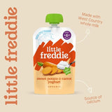 Little Freddie Organic Sweet Potato &amp;amp; Carrot Yoghurt Pouch 6 mths+   100g