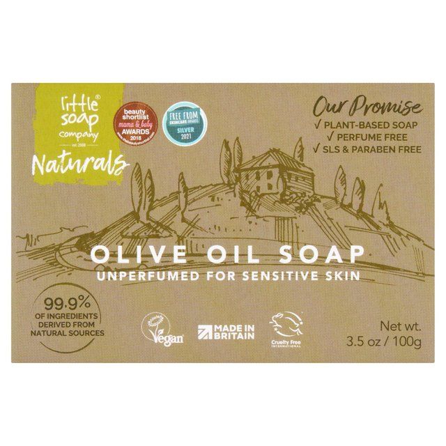 Little Soap Company Olive Oil Bar Soap for Sensitive Skin