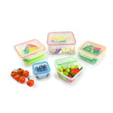 Lock &amp;amp; Lock Square Food Container Set   5 per pack