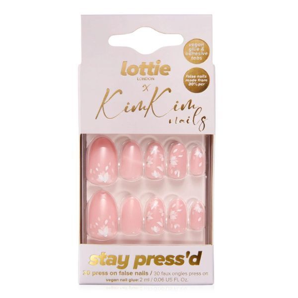 Lottie London X Kimkim Stay Press On Nails Glazed &amp;amp; Unfazed
