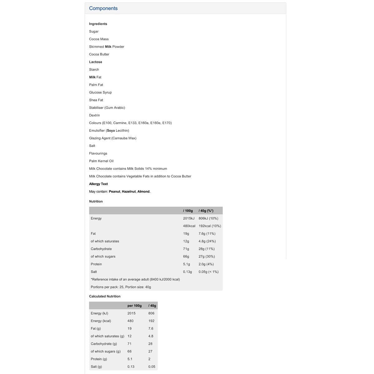 M&amp;amp;M Chocolate Pouch, 1kg