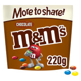 M&amp;amp;M's Chocolate More To Share Pouch Bag 220g