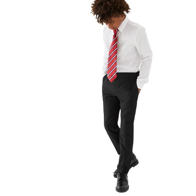 M&amp;amp;S 2pk Black Skinny Leg School Trousers 4-13 Years