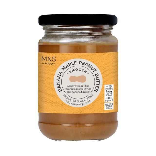 M&amp;amp;S Banana &amp;amp; Maple Peanut Butter   340g