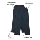M&amp;amp;S Boys 2pk Navy Regular Leg School Trousers 4-13 Years