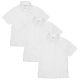 M&amp;amp;S Boys 3pk Easy Iron School Shirts 3-13 Years White