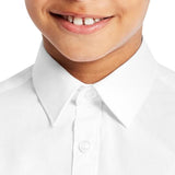 M&amp;amp;S Boys 3pk Easy Iron School Shirts 3-13 Years White
