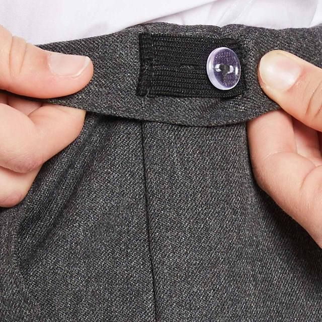 M&amp;amp;S Boys Regular Leg Cargo School Shorts 4-14 Years Grey