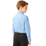 M&amp;amp;S Boys Slim Fit Easy to Iron School Shirts 3-14 Years Blue