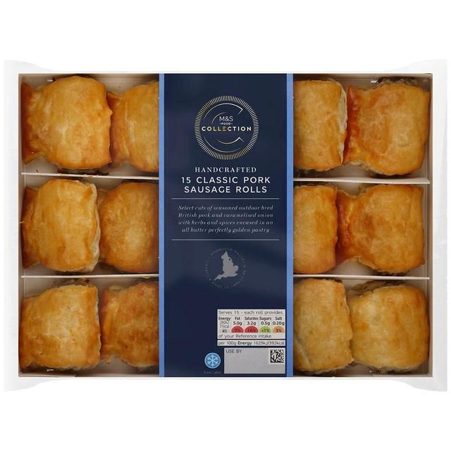 M&amp;amp;S Collection 15 British Pork Sausage Rolls   15 per pack
