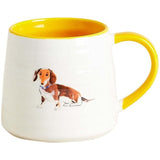 M&amp;amp;S Collection Sausage Dog Mug One Size Yellow