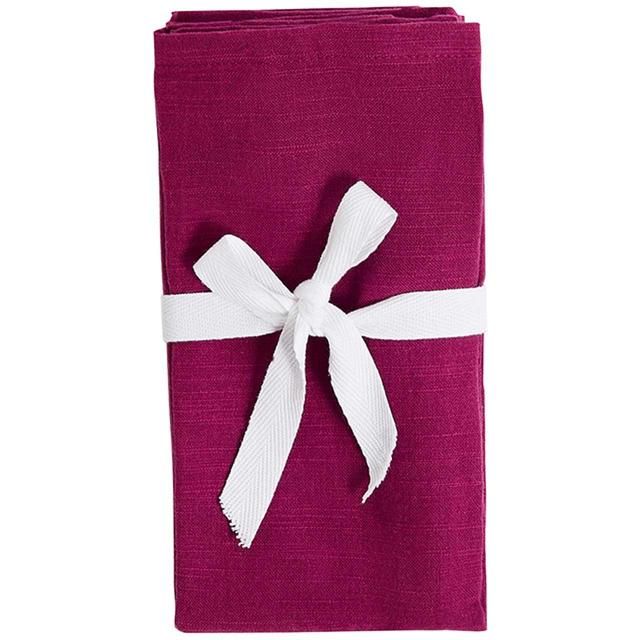 M&amp;amp;S Cotton Cabana Napkins Purple   4 per pack