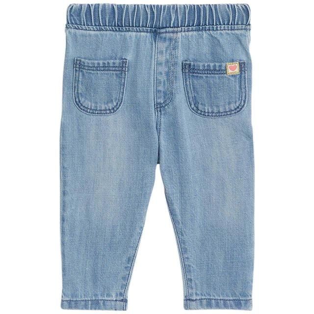 M&amp;amp;S Cotton Heart Sweat and Jean Outfit '0-3 M Green Mix