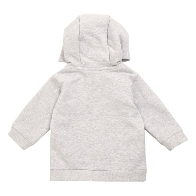 M&amp;amp;S Cotton Zip Hoodie 0 Months-3 Years Grey Marl