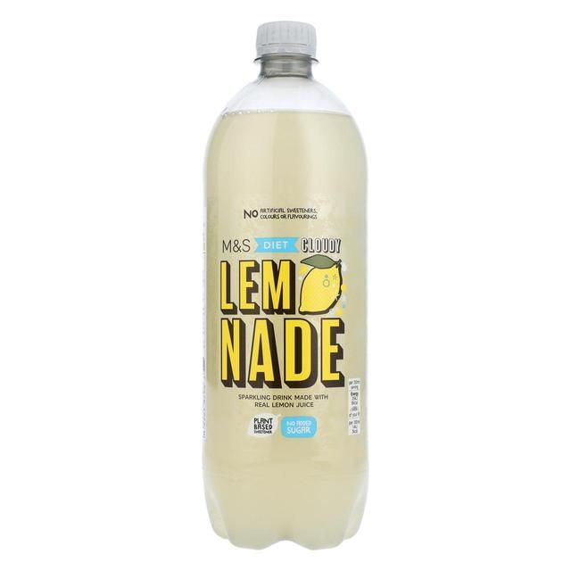 M&amp;amp;S Diet Sparkling Cloudy Lemonade   1L