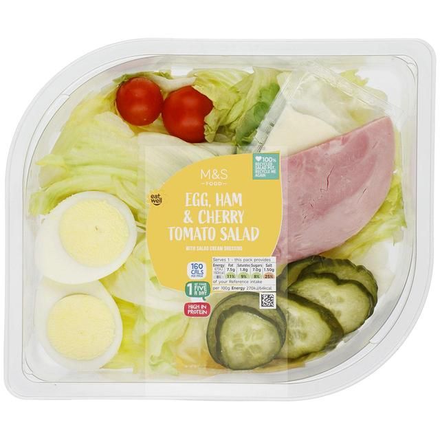 M&amp;amp;S Egg Ham &amp;amp; Cherry Tomato Salad   250g