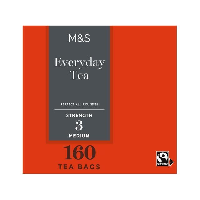 M&amp;amp;S Fairtrade Everyday Tea Bags   160 per pack