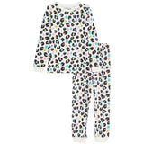 M&amp;amp;S Leopard Pyjamas 7-12 Years Ecru