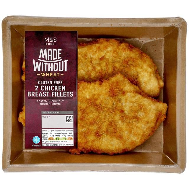 M&amp;amp;S Made Without 2 Chicken Breast Fillets   270g