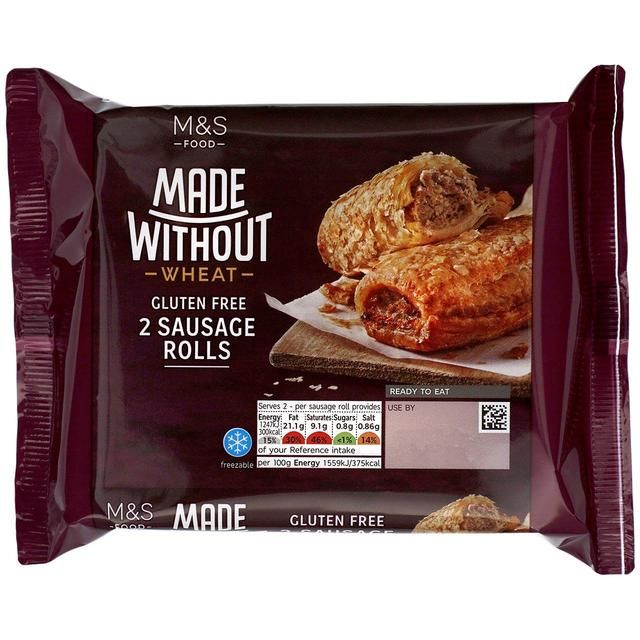 M&amp;amp;S Made Without Sausage Rolls   2 per pack