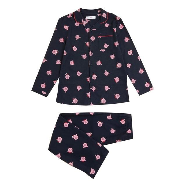 M&amp;amp;S OG Percy XBU Woven Revere '3-4 Y Navy Mix