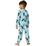 M&amp;amp;S Paddington Velour PJ 2-7 Years Light Blue