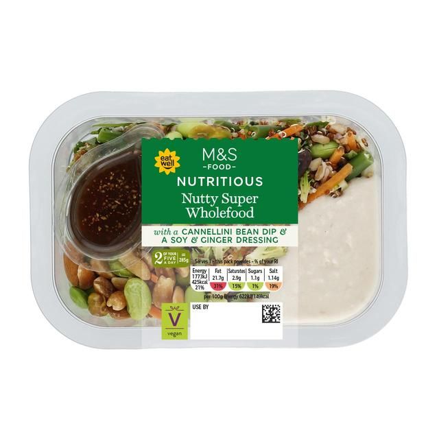 M&amp;amp;S Plant Kitchen Nutty Super Wholefood Salad   285g