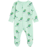 M&amp;amp;S Pure Cotton Dinosaur Sleepsuits 3 Pack Newborn-3 Years Green Mix