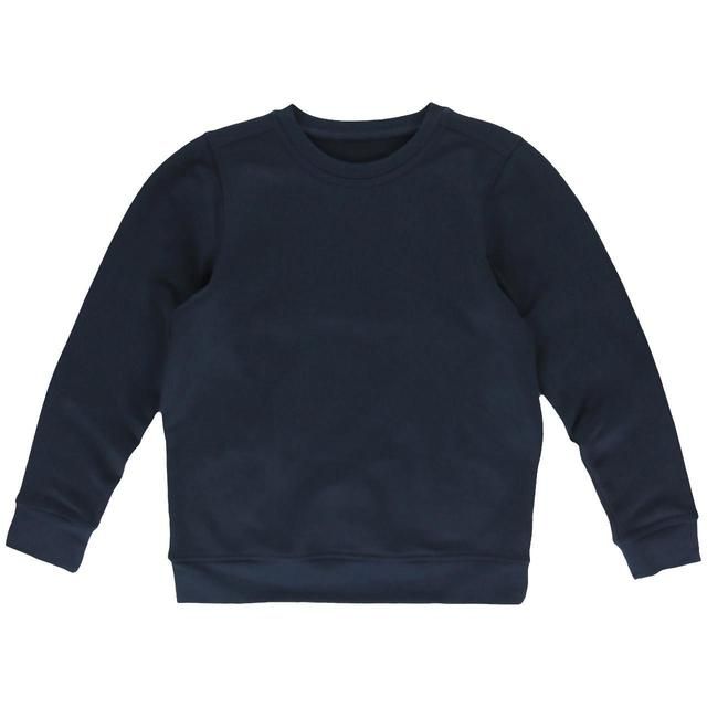 M&amp;amp;S Regular Fit School Sweatshirt 4-12 Years Navy