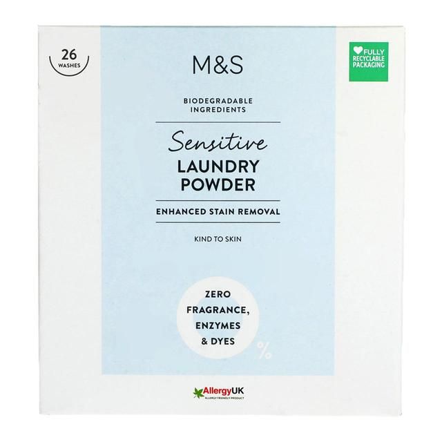 M&amp;amp;S Sensitive Laundry Powder   1.43kg