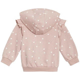 M&amp;amp;S Spot Print Frill Hoodie 0 Months-3 Years Pink