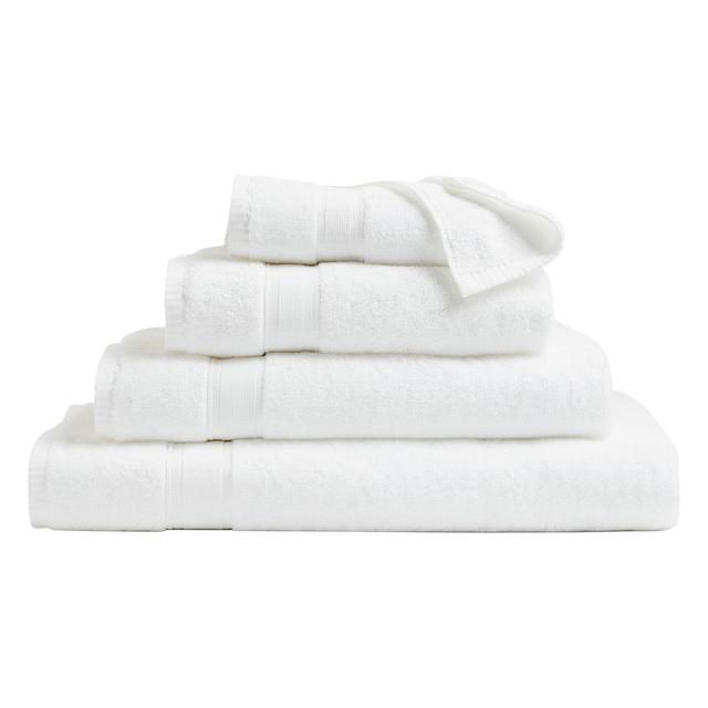 M&amp;amp;S Super Soft Antibacterial Cotton Hand Towel White