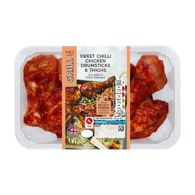 M&amp;amp;S Sweet Chilli Chicken Drumsticks in a Sweet Marinade   900g