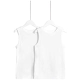 M&amp;amp;S Thermal Vest 2-12 Years White 2 Pack