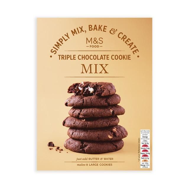 M&amp;amp;S Triple Chocolate Cookie Mix   300g