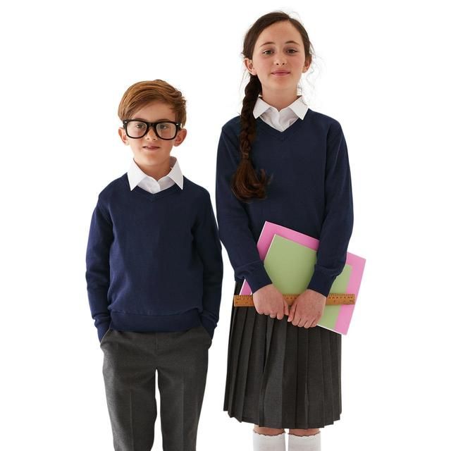 M&amp;amp;S Unisex 2Pk Cotton Jumper with Staynew 12-13Y   2 per pack