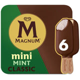 Magnum Mini Classic &amp;amp; Mint Ice Cream Sticks   6 x 55ml