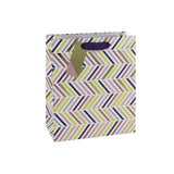 Eurowrap Chevron Gift Bag (Pack of 6) (L)