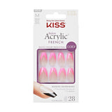 Kiss Salon Acrylic French Color - Squared