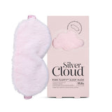 Silver Cloud Silver Ion Infused Satin Fluffy Sleep Mask Pink